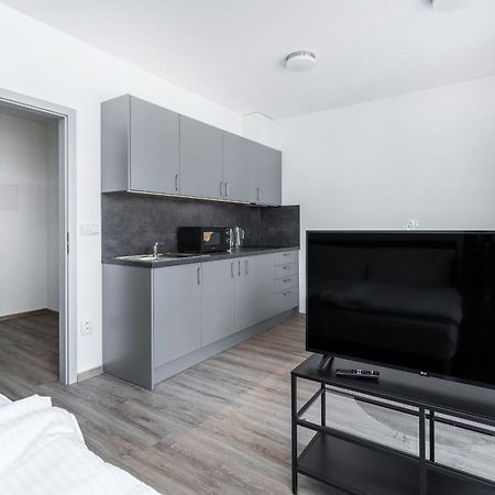 Apartman V Podebradech ปอดเยบราดิ ภายนอก รูปภาพ