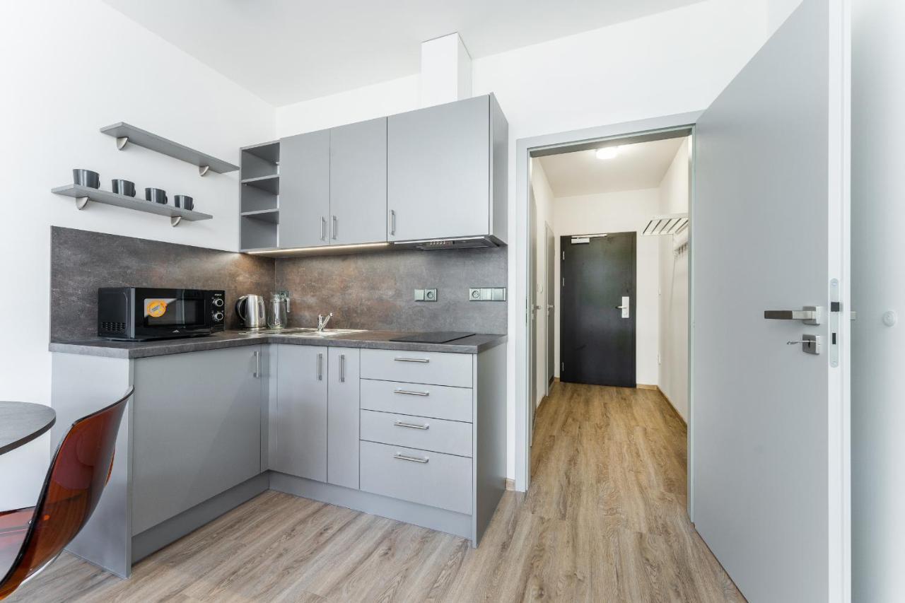 Apartman V Podebradech ปอดเยบราดิ ภายนอก รูปภาพ